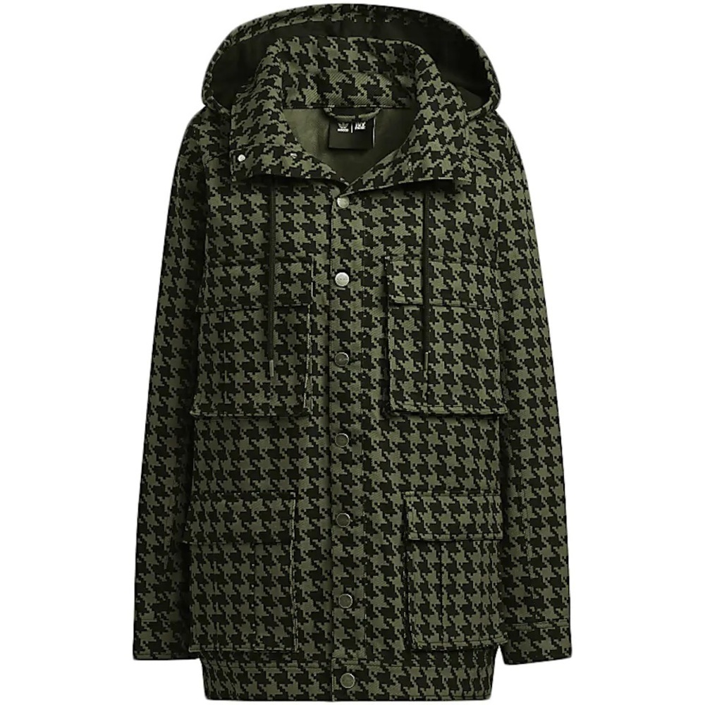 Adidas x Ivy Park Houndstooth Print Parka (Twill Track Jacket - All Gender)